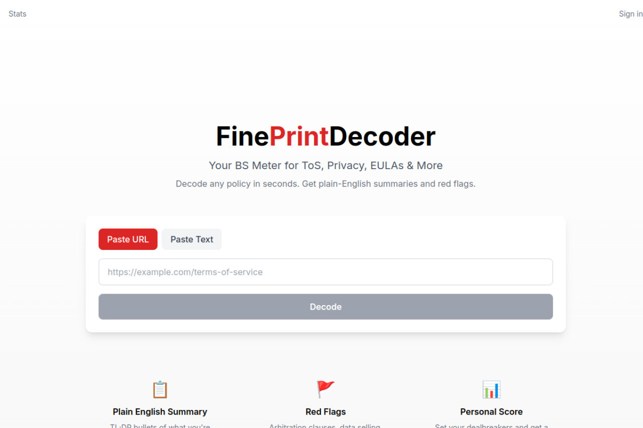 FinePrint Decoder preview