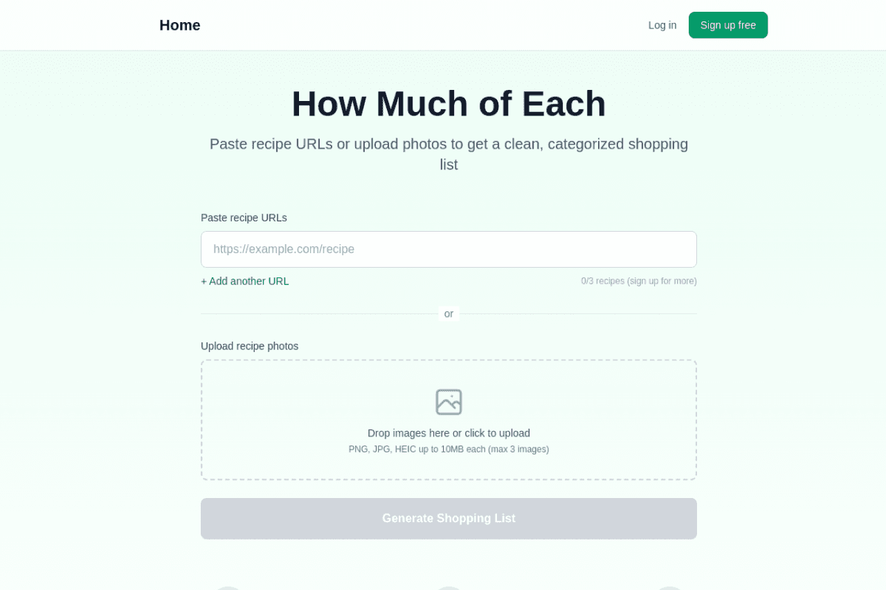HowMuchOfEach preview